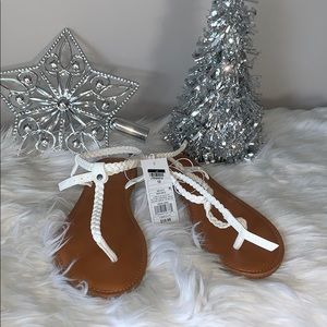 White women sandals